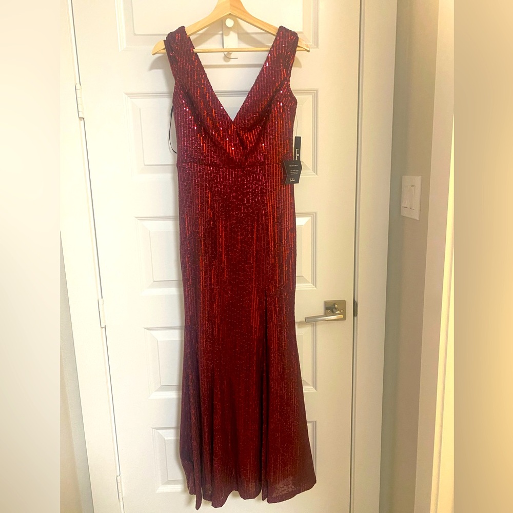 Lulus Long Sequin Dress SIZE S